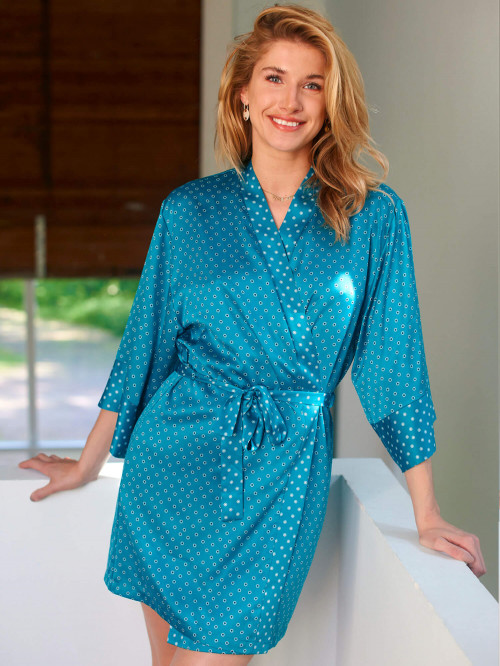 Victoire Bleu capri kimono
