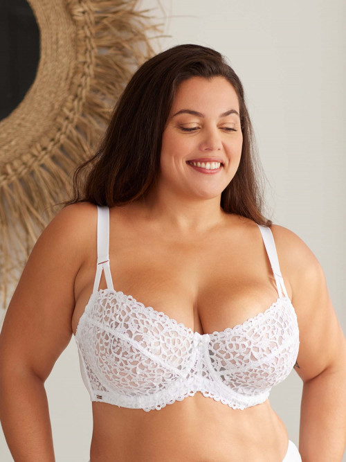 Wired Bra Cup EFG Falone White