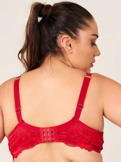 Soutien-gorge à coques fines FRANKY Rouge bonnet d-e