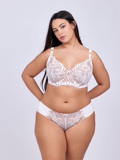 Soutien-gorge à armatures Folamour Bonnets Defg IVOIRE OR
