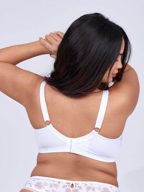 Wired bra FLOR Cups DEFG White