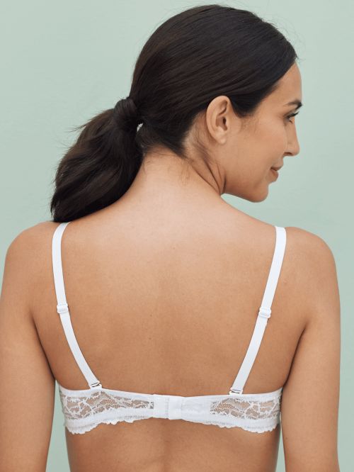 Soutien-gorge à coque fine Colombe bonnets Cde BLANC