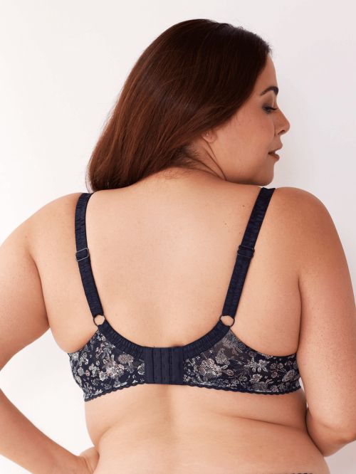 Farah underwired bra Cups BCDE Navy Print