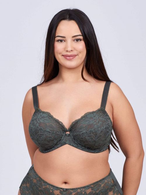 Wired bra FIDJI cups FGH kaki