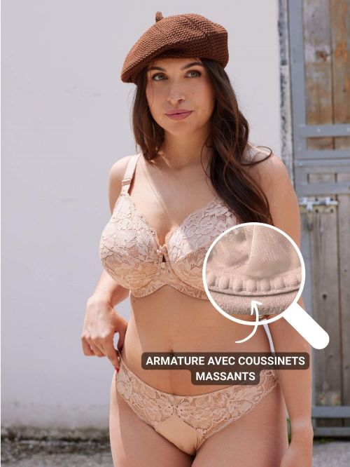 FIDJI underwired bra fghi Praline