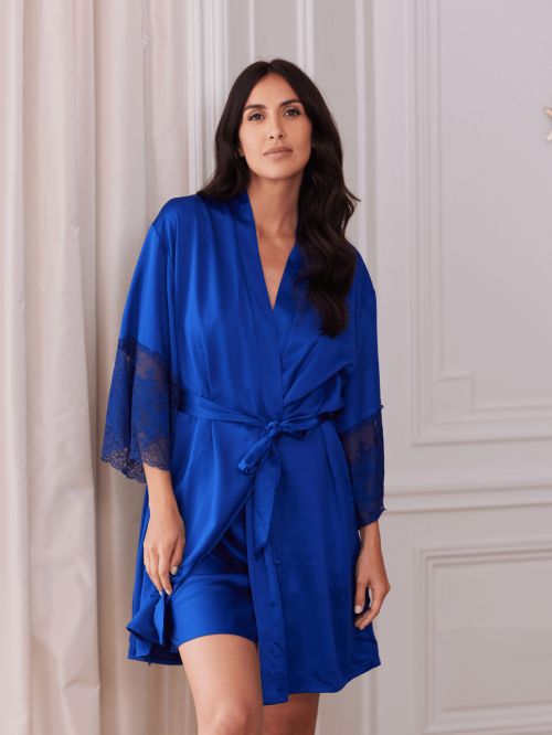Kimono P_FAMESTAR Bleu Nuit