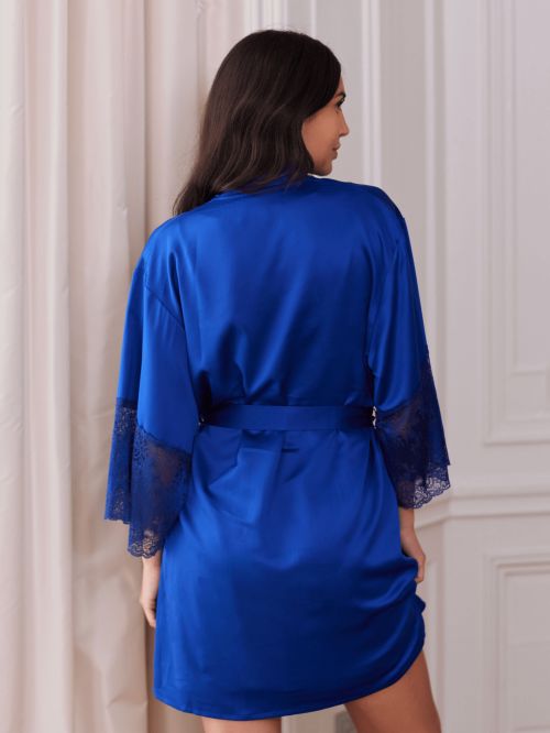 Kimono P_FAMESTAR Bleu Nuit