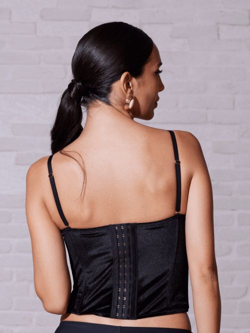 Ava Bustier Smlxl NOIR POUDRE