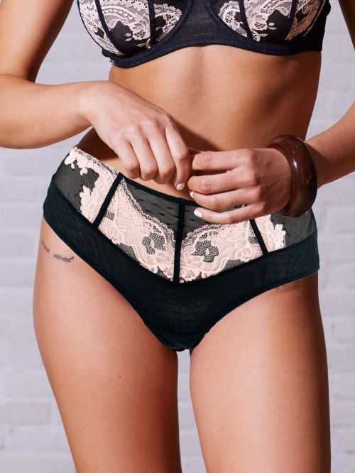 Belle Culotte CAPRICE Noir Poudre