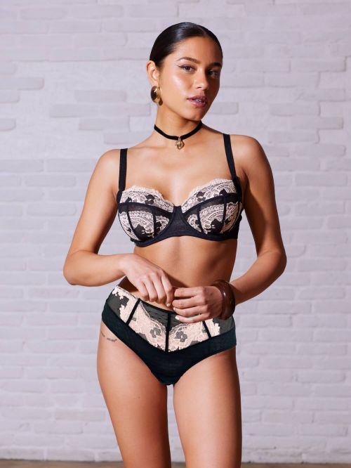 Belle Culotte CAPRICE Noir Poudre