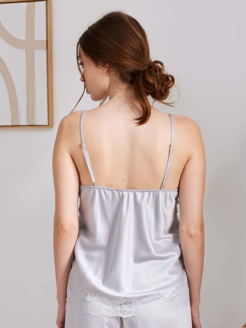 Top Virgin GRIS PERLE