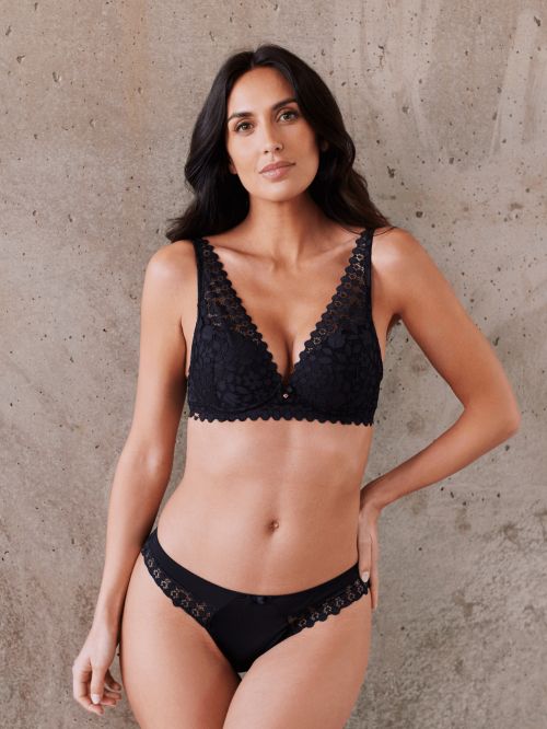 Soutien-gorge à Coques Fines sans Armatures DREAM BCDE Noir