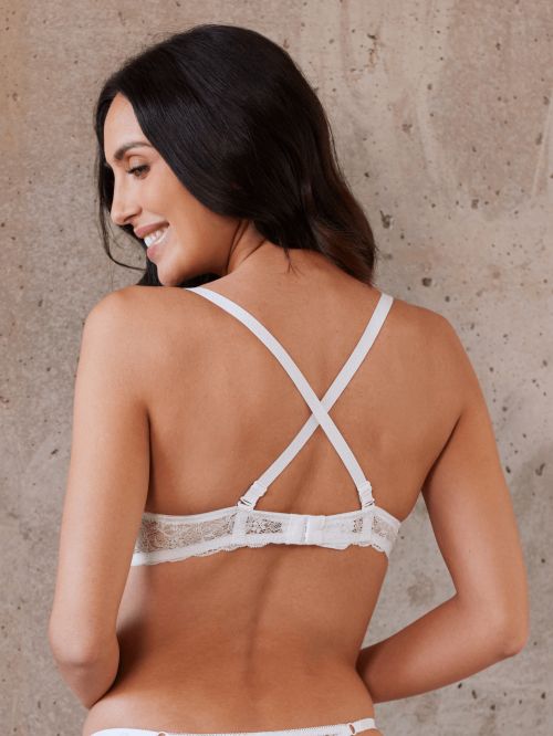 Soutien-gorge Push-up amovible FAME Ivoire Bonnets BC