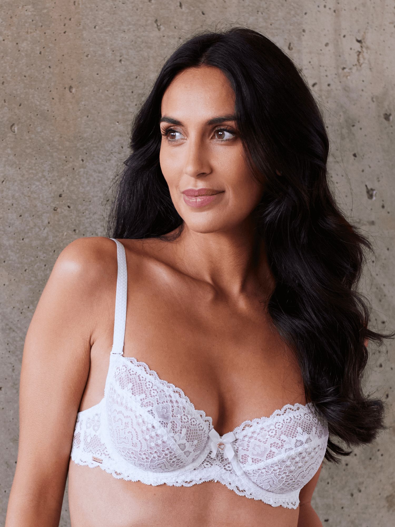 Soutien-Gorge Dentelle Sassa Lovely Secret 24790 - Armatures - Taille 90-115 B-F - Blanc - Neuf Avec Étiquettes