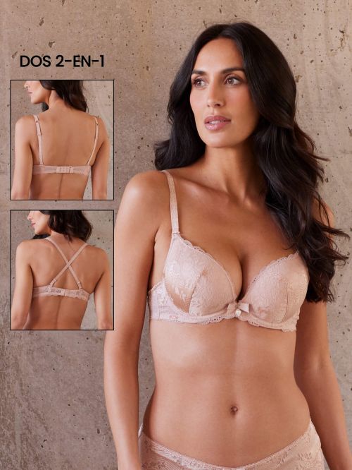 Soutien-gorge Push-up amovible FAME Praline Bonnets BC