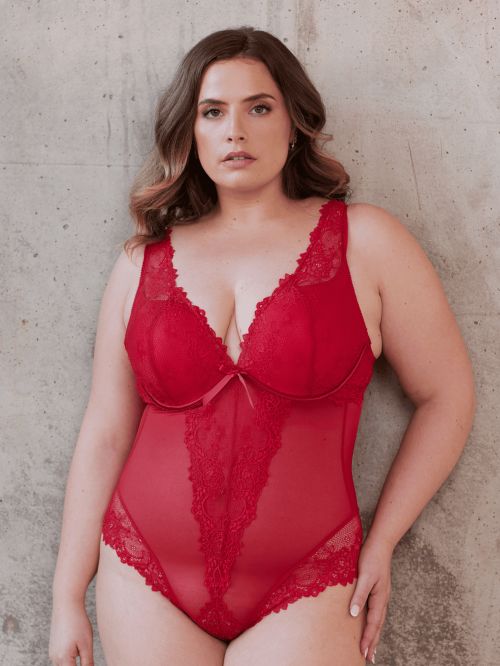 Body push-up DAHALIA Rouge bonnet E