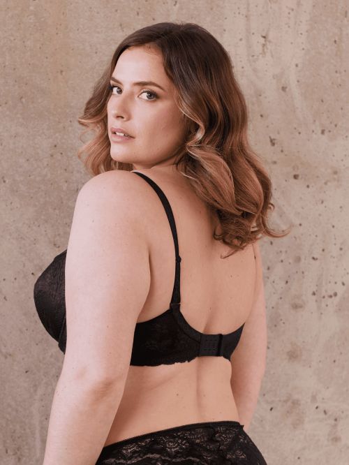 Soutien-gorge à coques fines FAME Noir bonnets DE