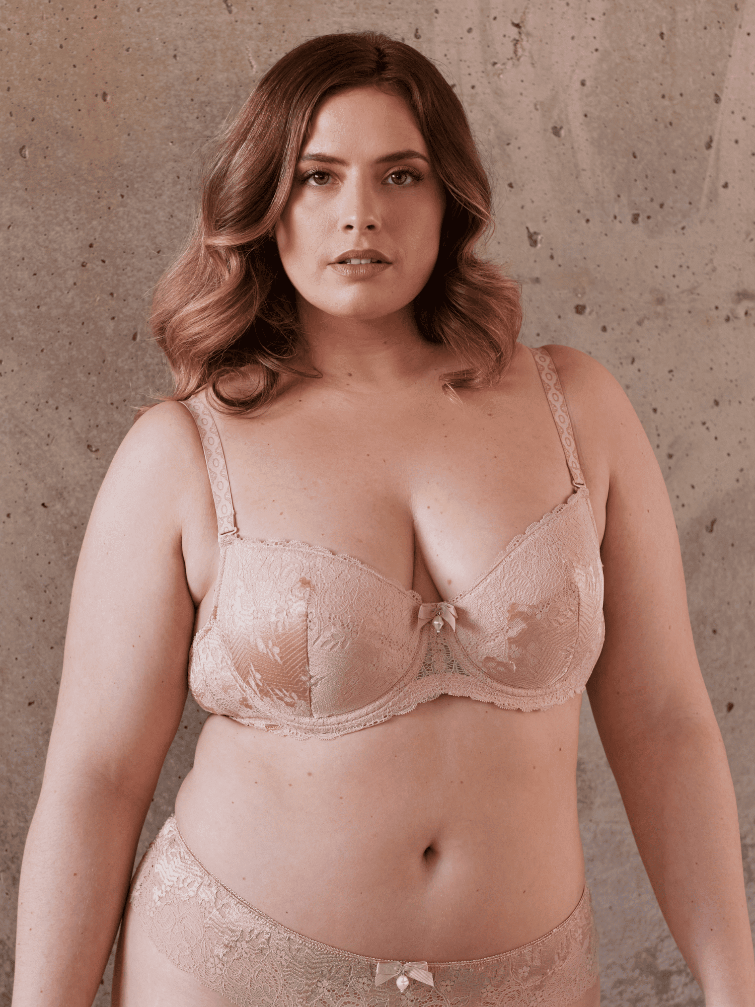 Soutien-gorge à coques fines FAME Praline Bonnets DE