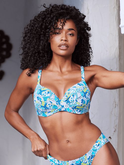 Haut de maillot de bain coques fines seaflirty cdefg imprime