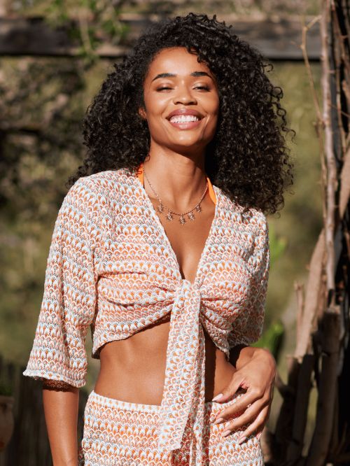 Bolero seafun orange print