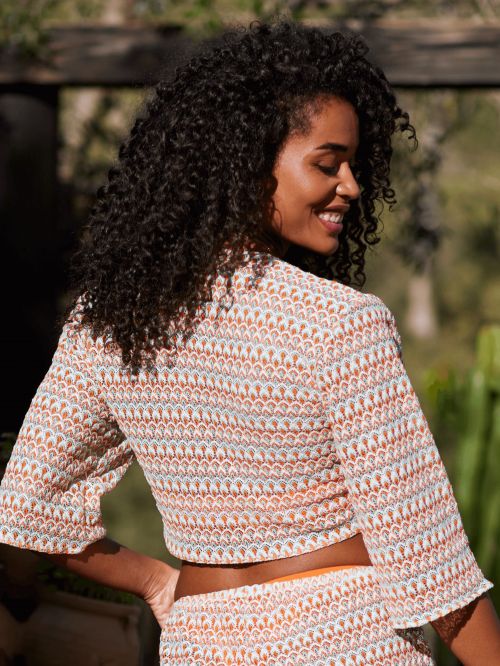 Bolero seafun orange print