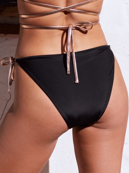 Maillot de bain bikini seaglam noir or