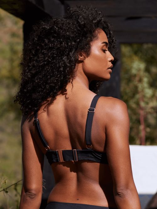 Bikini top seawave efgh black