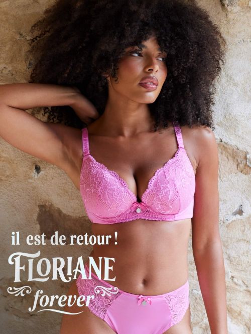 Soutien-gorge à Coque Fine Bcdef Floriane PINK