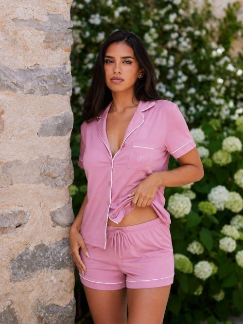 Veste Manche Courtes Plazza VIEUX ROSE IVOIRE