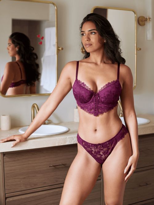Soutien-gorge à Coque Fine Bcde Bao BORDEAUX