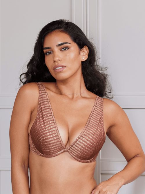 Soutien-gorge à Coque Fine Cde Cleo CARAMEL