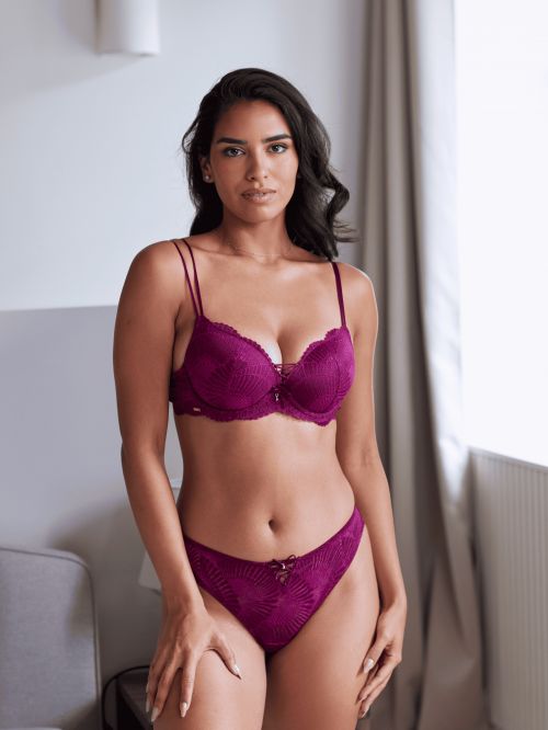 Soutien-gorge à Coque Fine Cde Forever POURPRE BORDEAUX