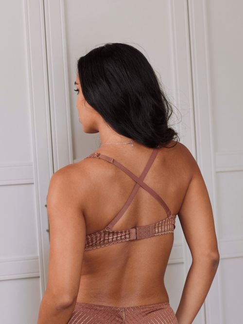 Soutien-gorge Push-up Amovible Bcd Diam CARAMEL OR