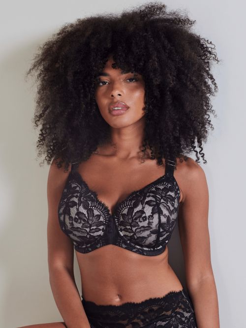 Soutien-gorge à Coque Fine Defg French NOIR NUDE