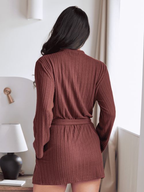 Gilet Long Relax CHOCOLAT
