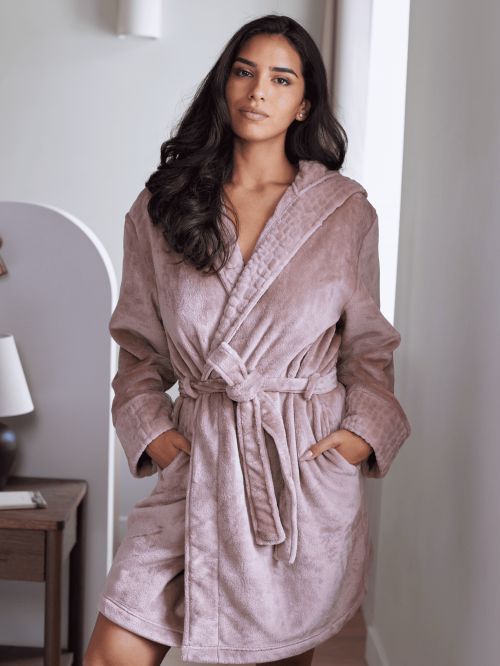 Peignoir Capuche Spa CAPPUCCINO